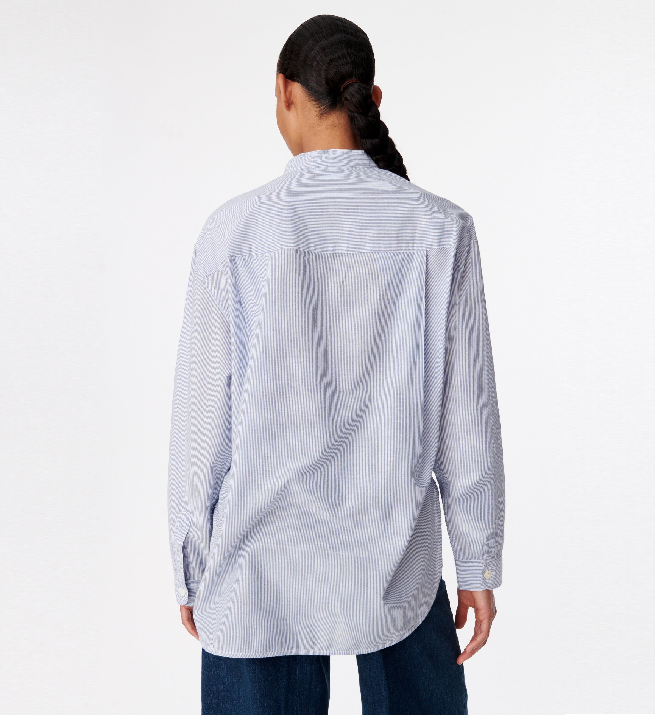 Camisa Lidiane - Blanco/Azul