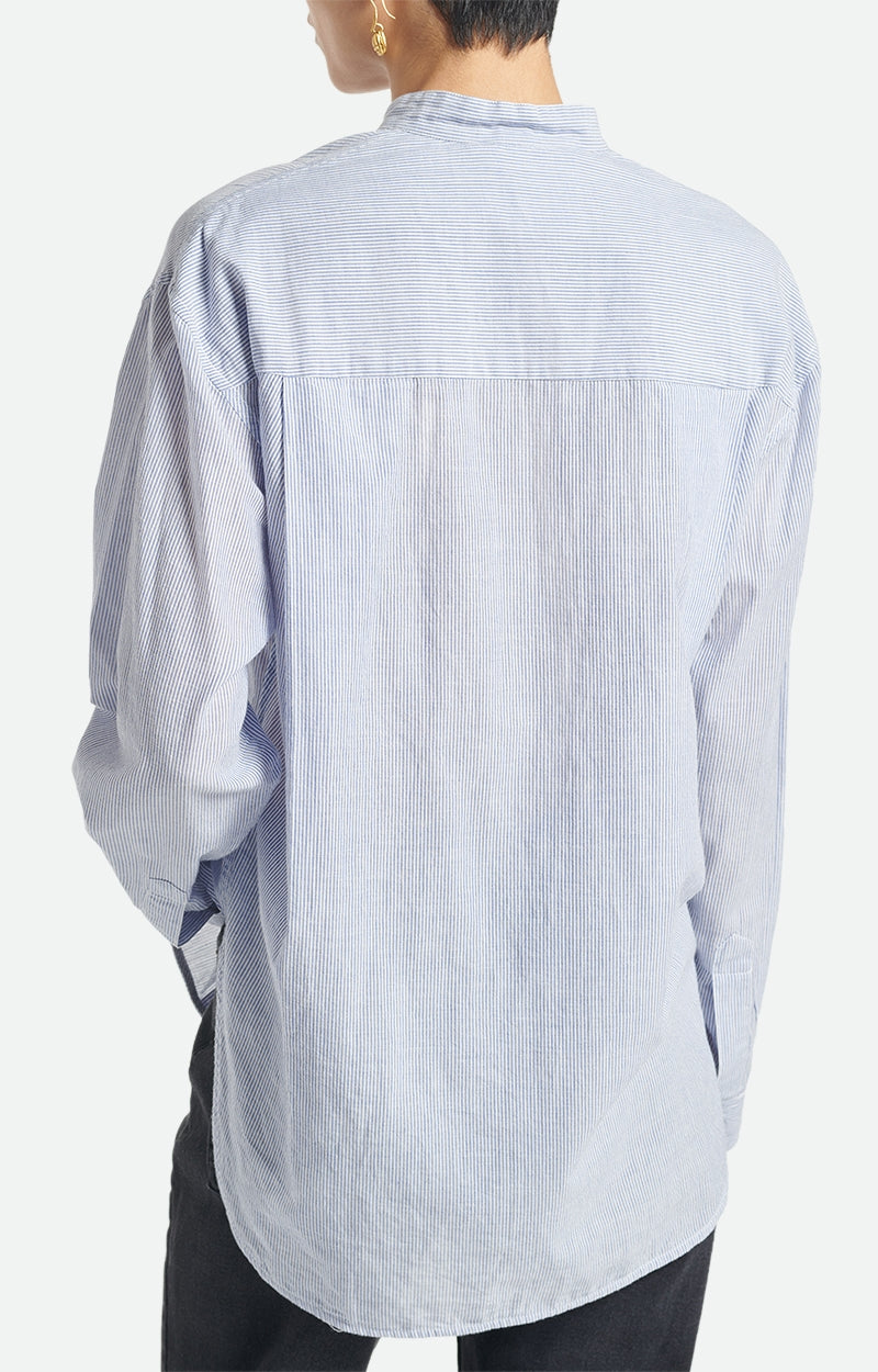 Camisa Lidiane - Blanco/Azul