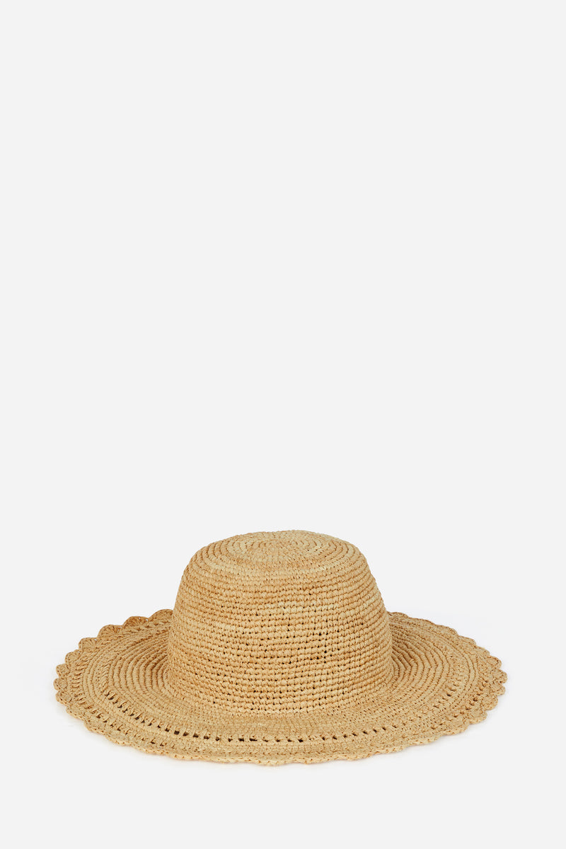 Vanessa Bruno - Chapeau En Raphia Bulles - Naturel