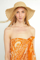 Vanessa Bruno - Chapeau En Raphia Bulles - Naturel