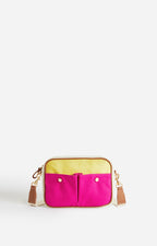Bolso Cámara - Off White/Pink