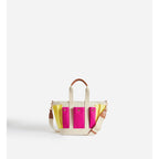 Cabas S Multi-Pocket - Ecru/Pink