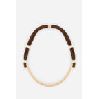 Neylla Necklace - Gold & Ebony