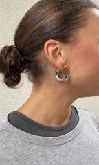 Reverse Hoop Earrings