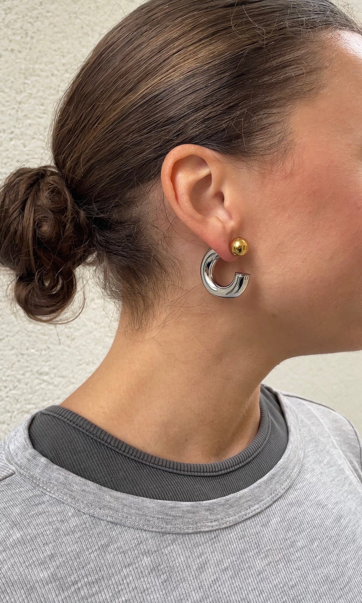 Reverse Hoop Earrings