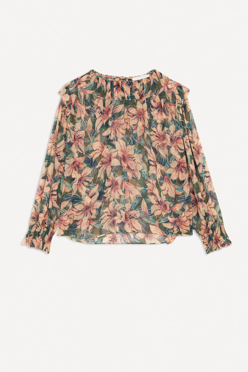 BA&SH - Blusa Baia - Turquesa - Mujer