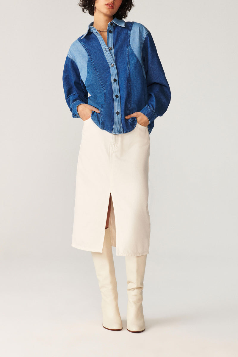 BA&SH - Camisa Ianis - Vaqueros - Mujer