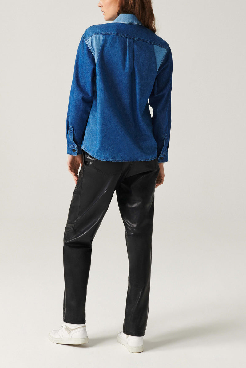 BA&SH - Camisa Ianis - Vaqueros - Mujer