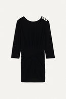 BA&SH - Vestido Megan - Negro - Mujer