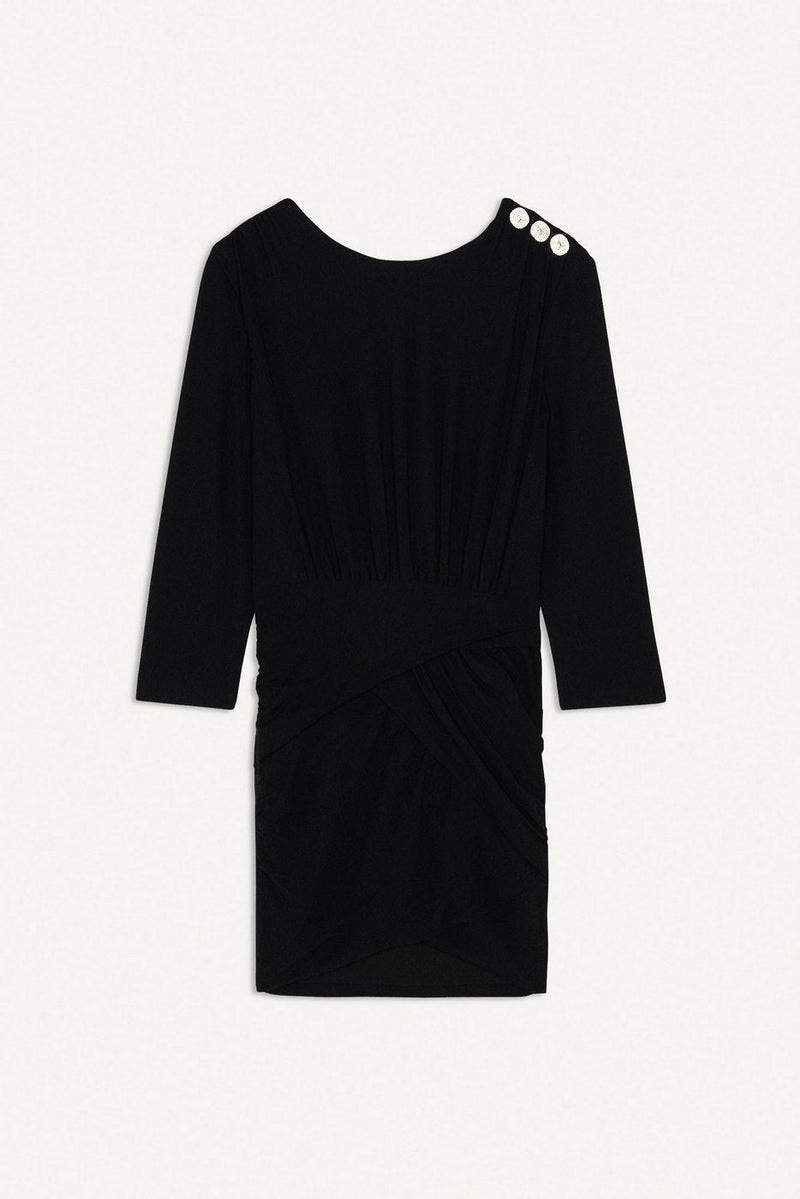 BA&SH - Vestido Megan - Negro - Mujer