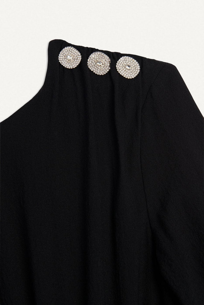 BA&SH - Vestido Megan - Negro - Mujer