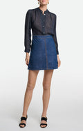 Short Skirt - Indigo