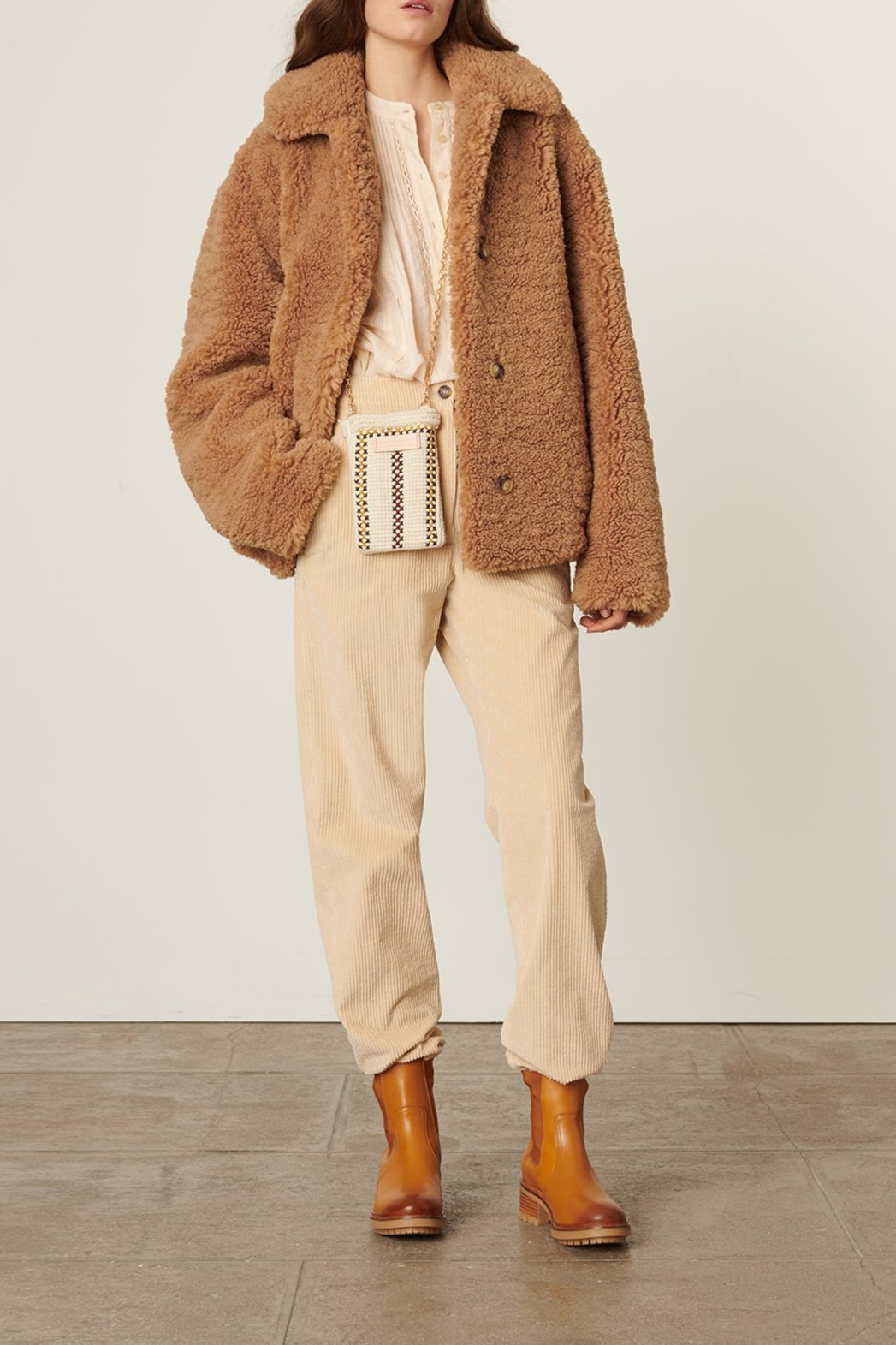 Manteau Valérine - Biscuit