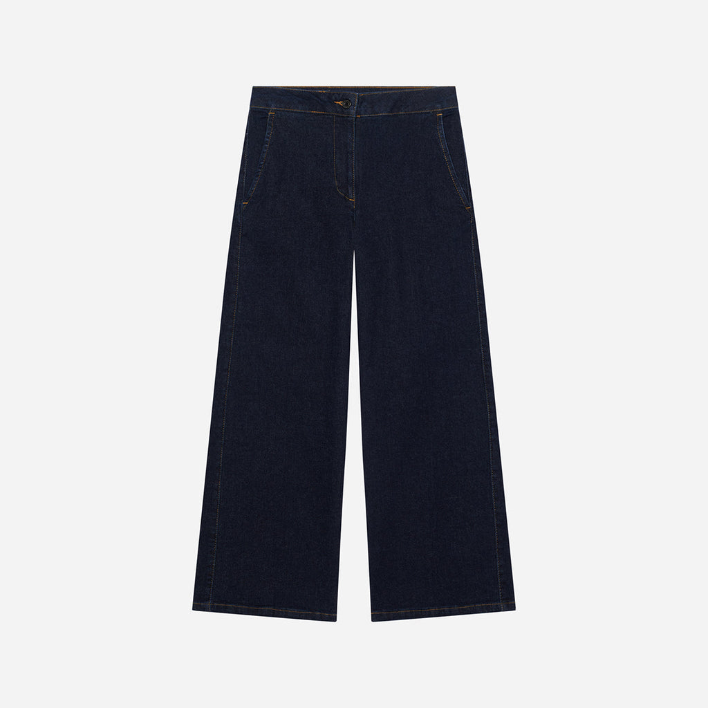 Nadya Wide-Leg Jeans - Indigo