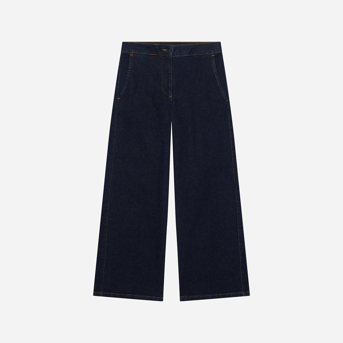 Nadya Wide-Leg Jeans - Indigo