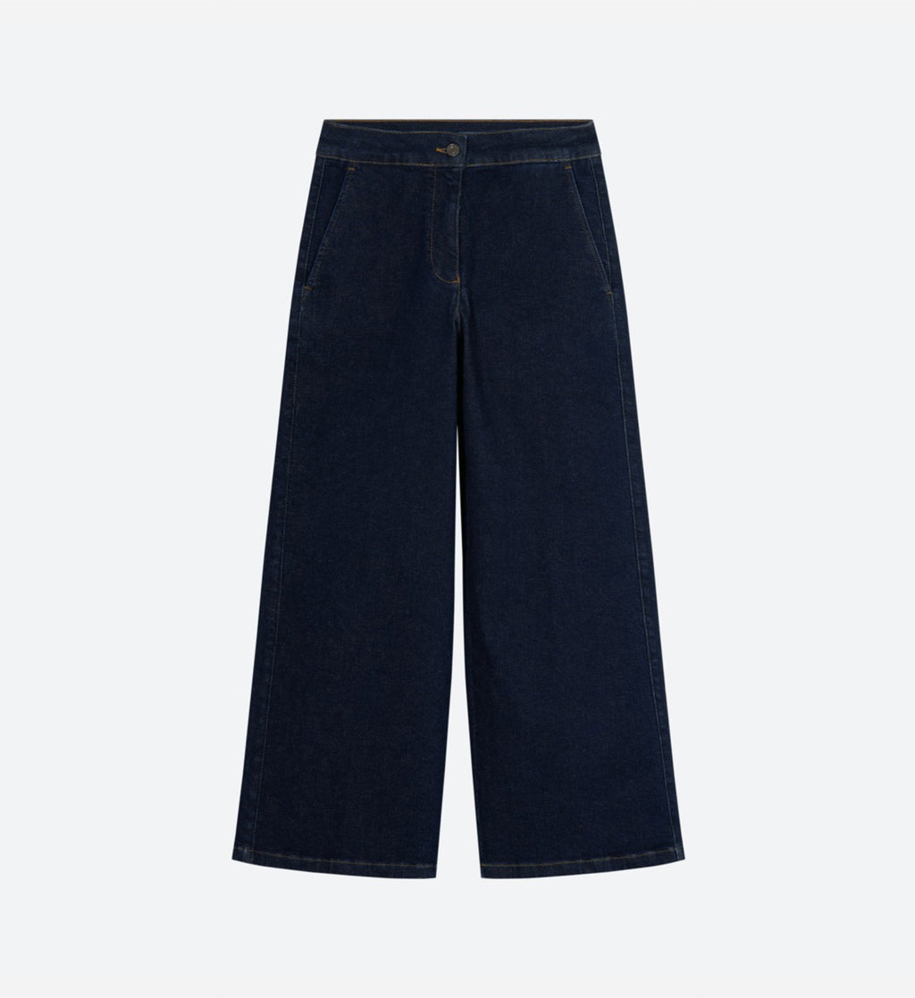 Nadya Wide-Leg Jeans - Indigo