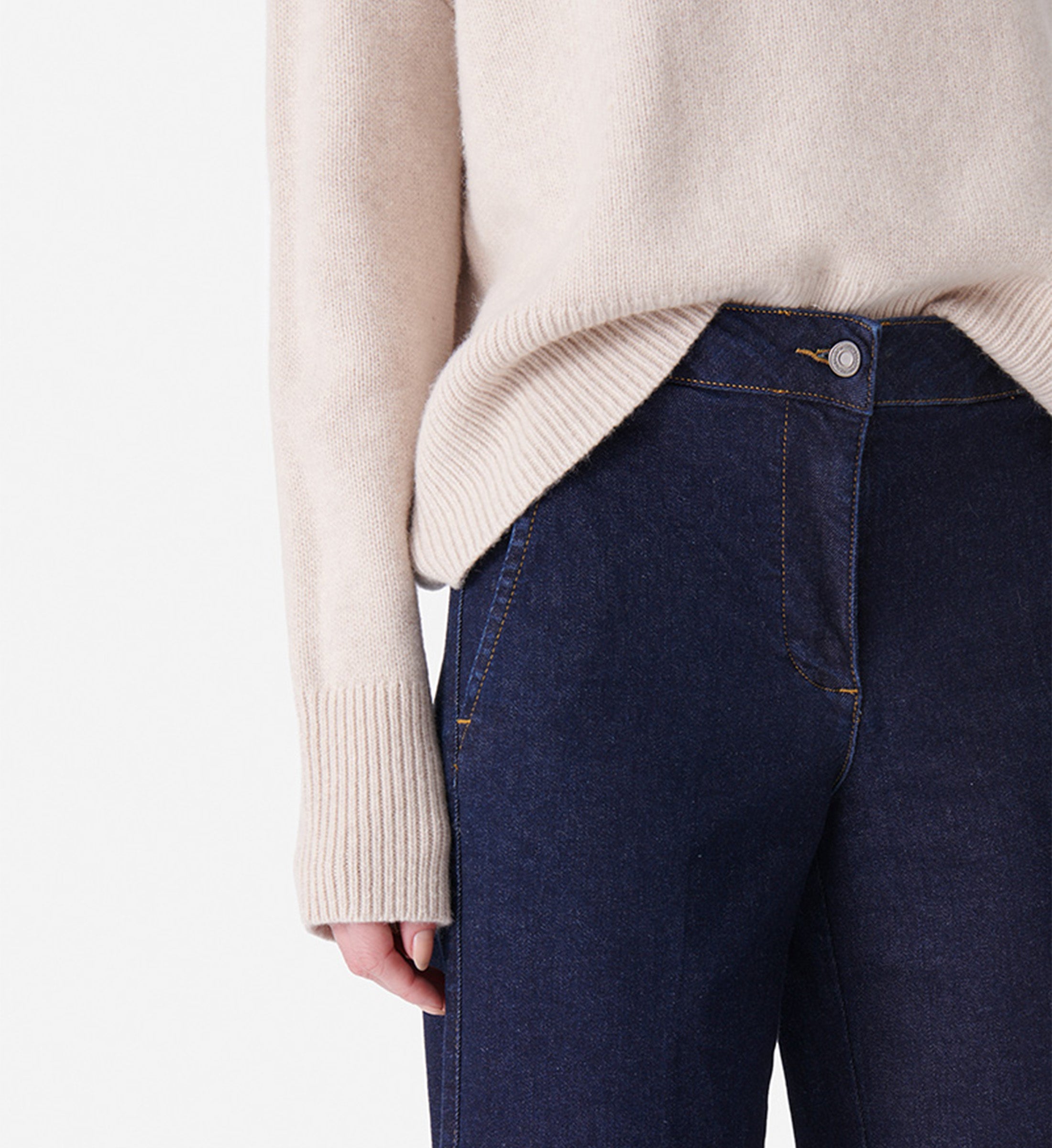 Nadya Wide-Leg Jeans - Indigo