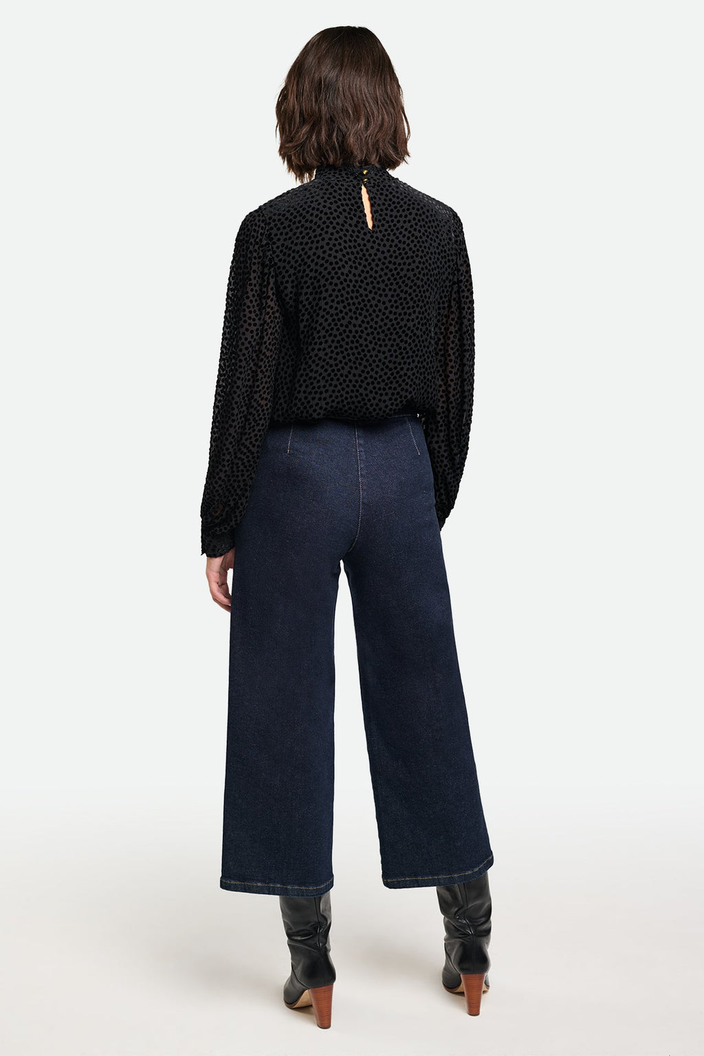 Nadya Wide-Leg Jeans - Indigo