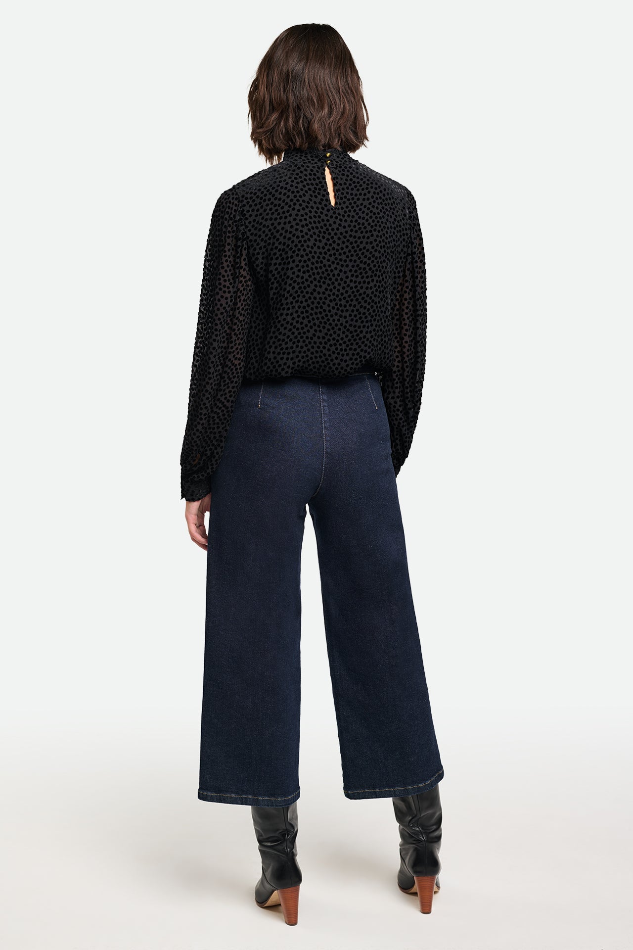 Nadya Wide-Leg Jeans - Indigo