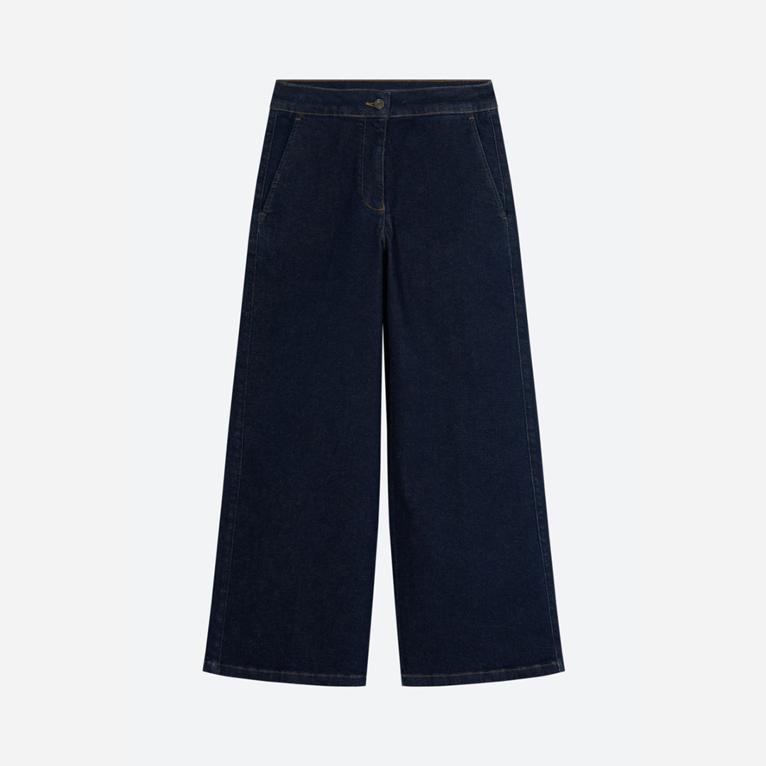 Nadya Wide-Leg Jeans - Indigo