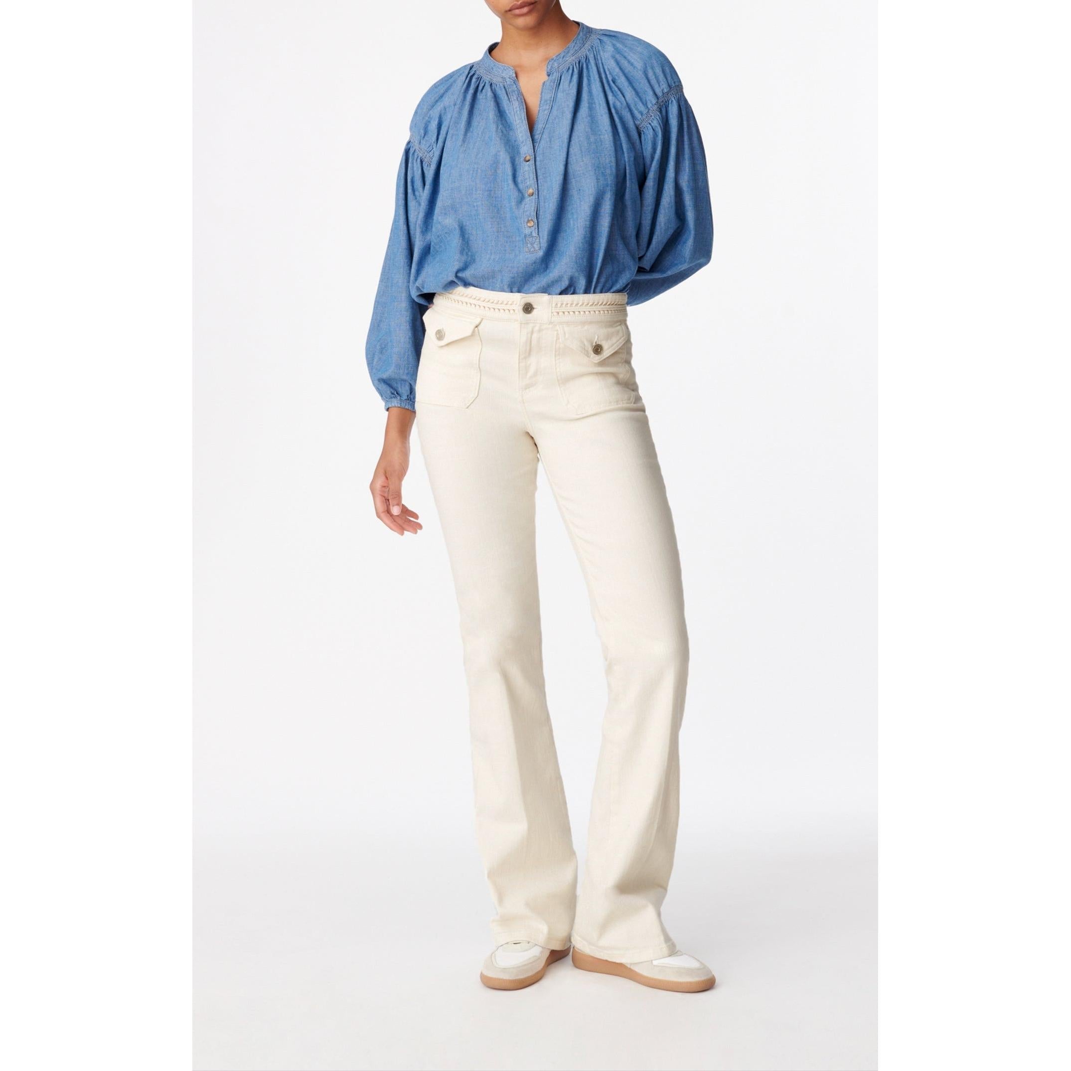 Nano Bootcut Jeans - Natural