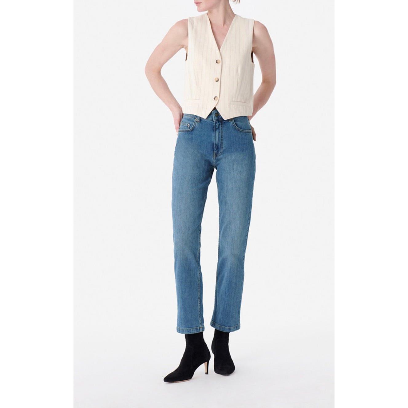 Timael Crop Jean - Light Indigo