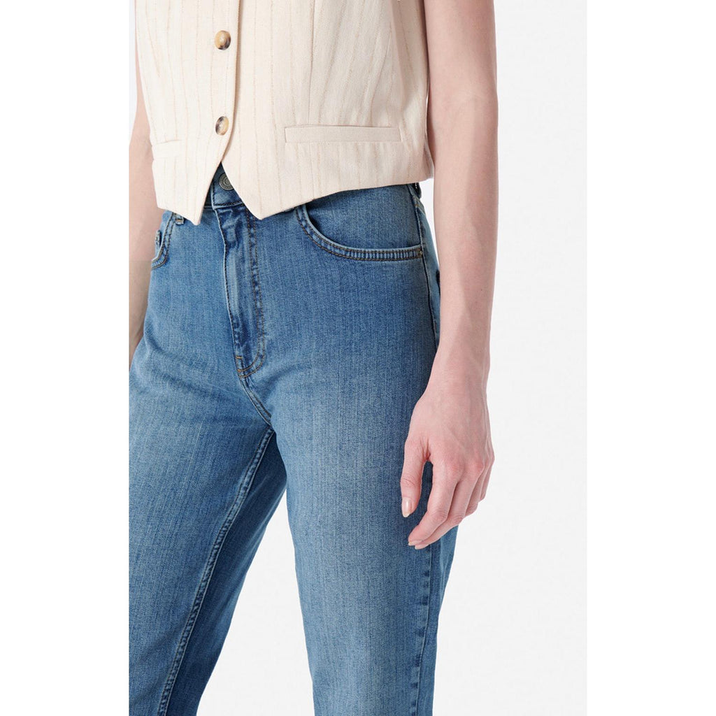 Timael Crop Jean - Light Indigo