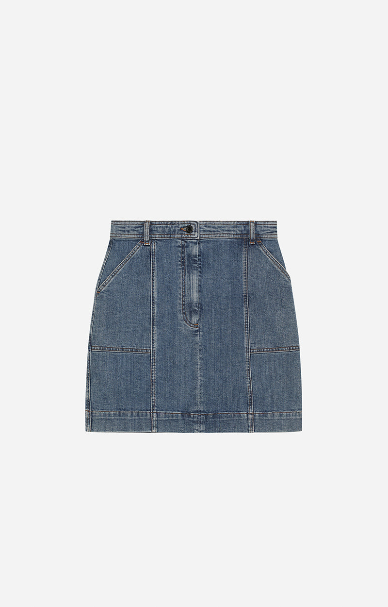 Vanessa Bruno - Jupe Vladima - Indigo Clair
