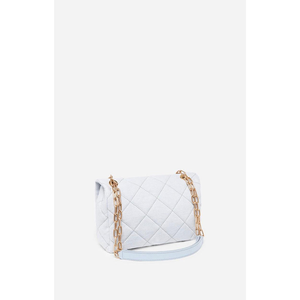 Large Moon Linen Bag - Aqua