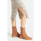 Flat Ankle Boots - Caramel