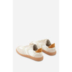 Farrah Low Leather Trainers - Chalk