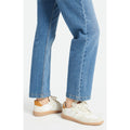 Farrah Low Leather Trainers - Chalk