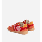 Farrah Low-Top Leather Trainers - Grenadine