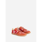 Farrah Low-Top Leather Trainers - Grenadine