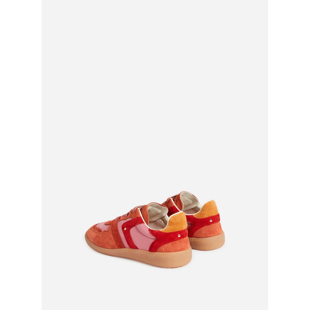 Farrah Low-Top Leather Trainers - Grenadine