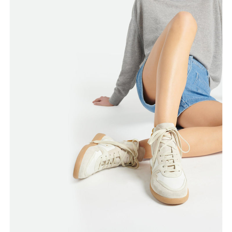 Baskets Farrah Hautes - Chalk