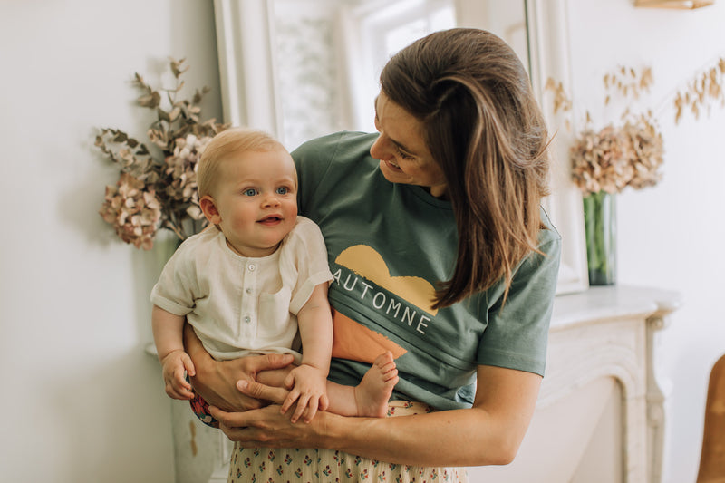 Automne - Le Tee-Shirt D'Allaitement