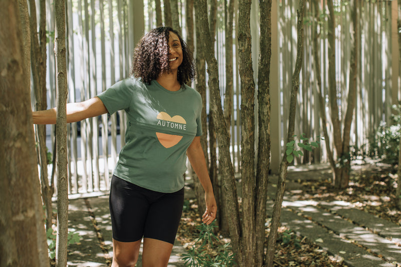 Automne - Le Tee-Shirt D'Allaitement