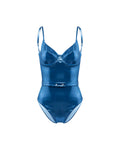 Maillot De Bain Une Pièce Zoë Shine Bleu Mer