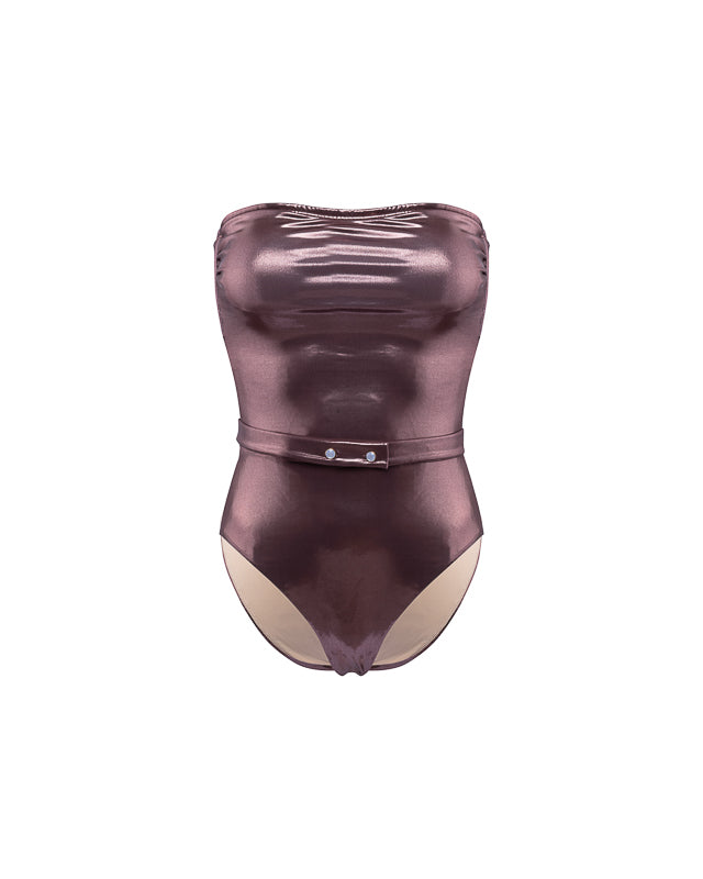 Maillot De Bain Une Pièce L'Estival Shine Bronze
