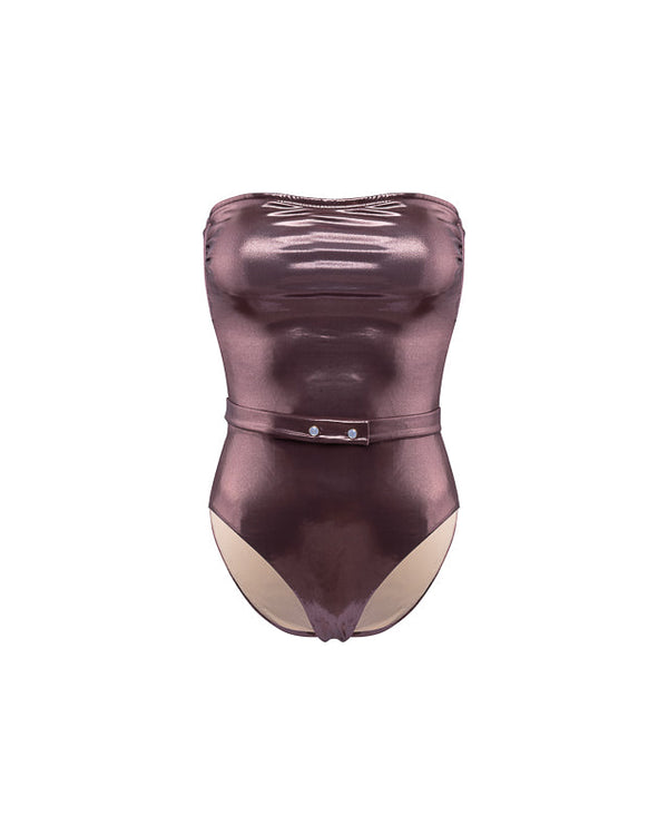 Maillot De Bain Une Pièce L'Estival Shine Bronze