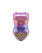 Maillot De Bain Une Pièce L'Estival Sunset Kaki / Rose