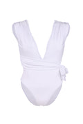 Maillot de bain Une pièce Fauve Blanc