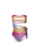 Samba 1 Piece Swimsuit - Sunset Violet/Orange