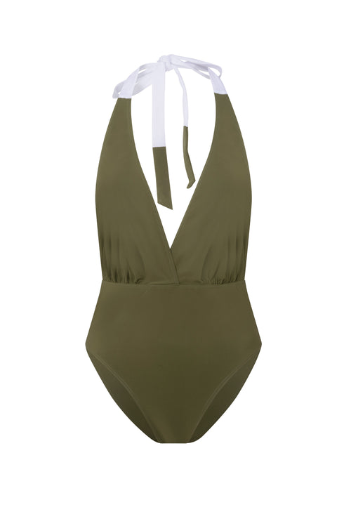 Traje de baño de una pieza Intemporel 23 - Caqui