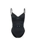 Samba 1 Piece Swimsuit - Black Polka Dot