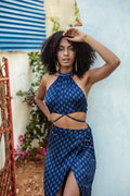 Nina Top - Peacock Silk