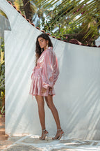 Robe Zina - Rose Metal