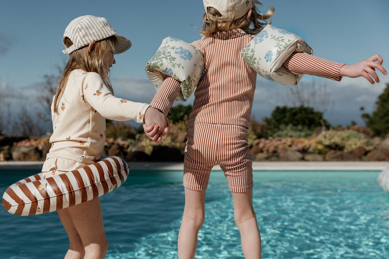 Uv Swim Shorts - Stripe Rust