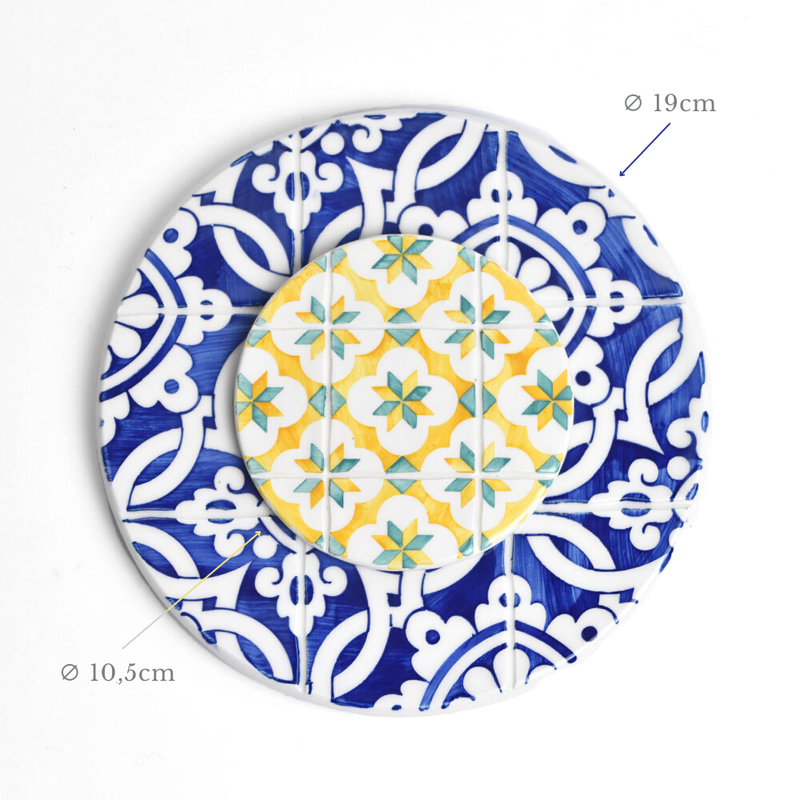 Dessous De Plat - Bleu Azulejos